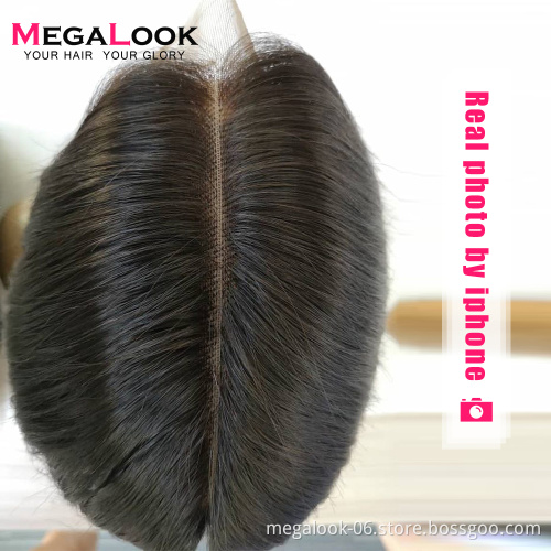 Megalook Hair Discounts Wholesale Cheap Brazilian Straight Human Hair Kim K 2*6 2X6 Lace Closure